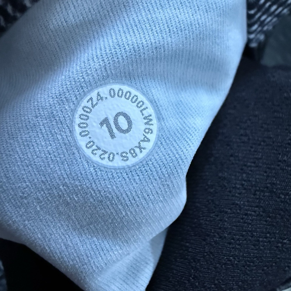 Lululemon Time To Sweat Crop 23" Size 10 Velocity‎ Mesh Black LW6AX8S Pockets! - Picture 6 of 9